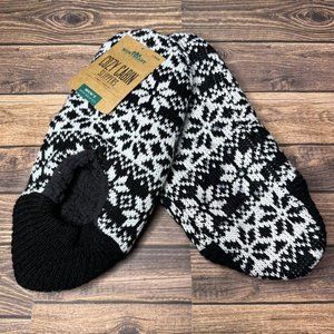 NWT Northeast Outfitters Men's Cozy Cabin Slippers Size Large (Snowflake)